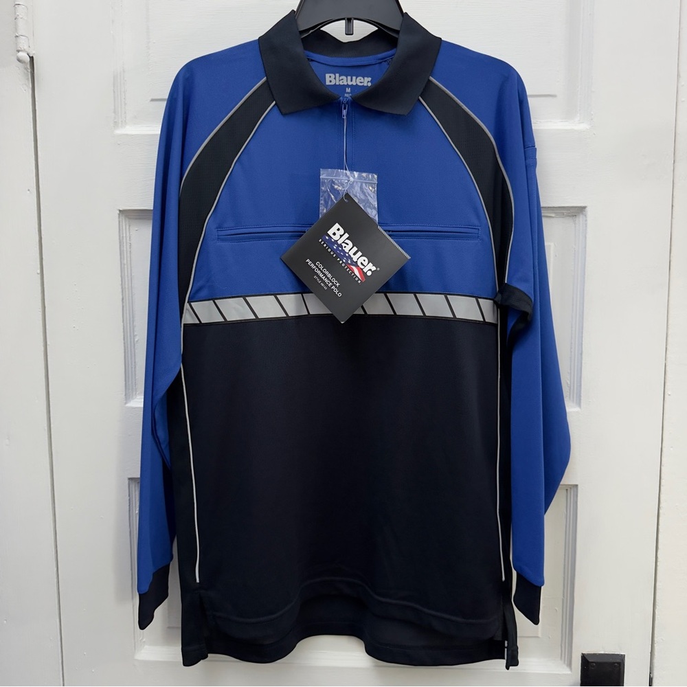 Blauer High Visibility Work Performance Polo Mens… - image 1